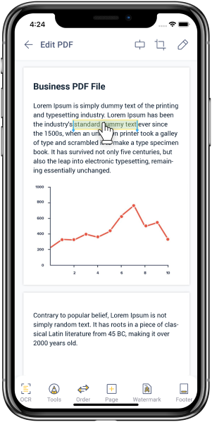about mobile screen